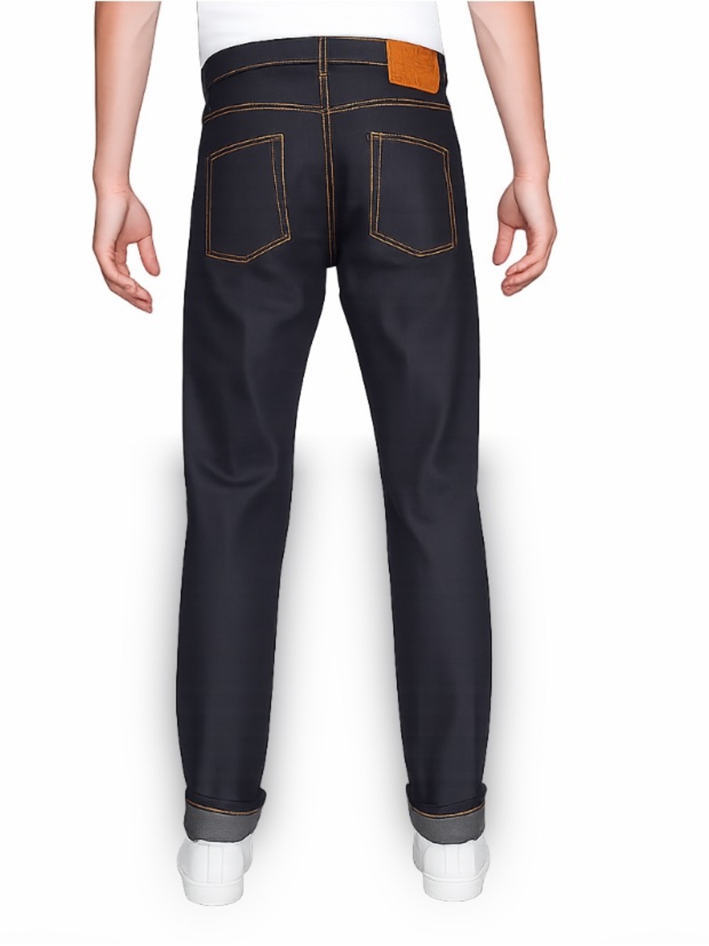 Naked & Famous Easy Guy Deep Indigo Stretch Selvedge Jeans Men’s Size 29 Euc! — image 2 of 8